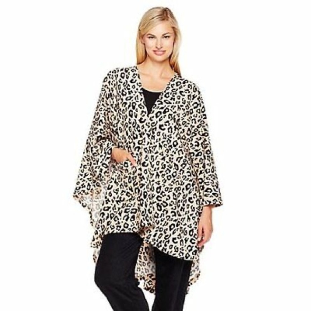 Concierge Collection Leopard Cardigan